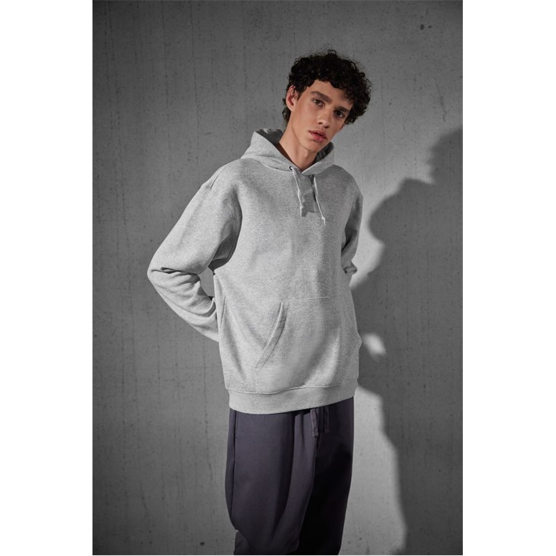 Moški pulover s kapuco iz česanega bombaža B&C KING Hooded