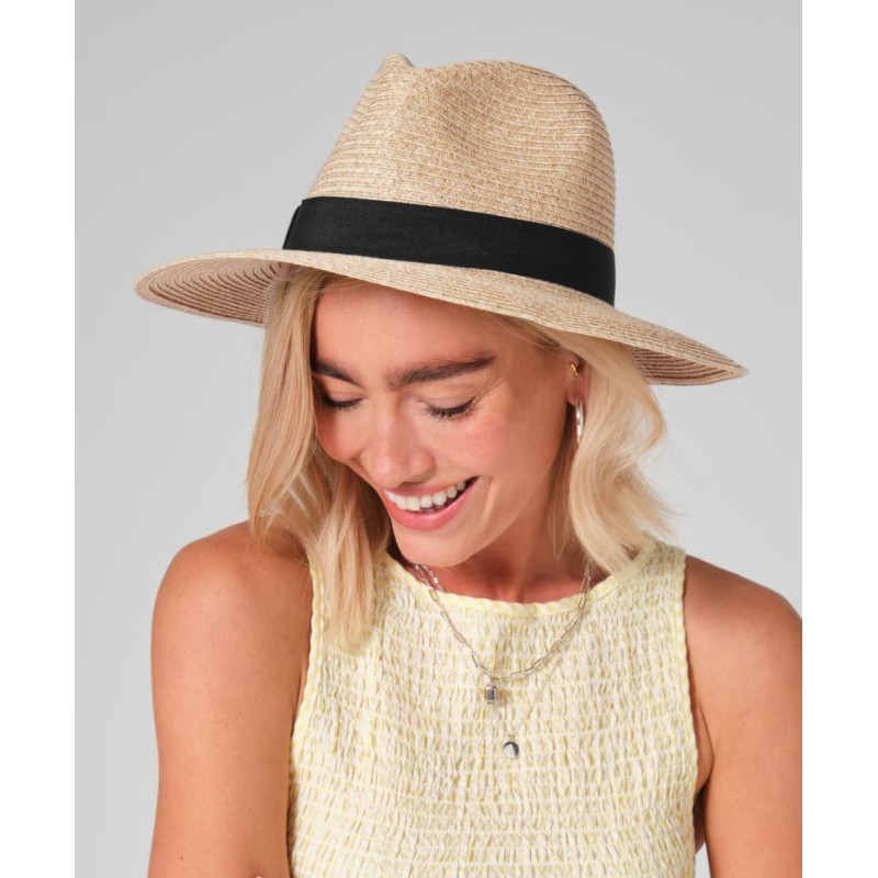 Slamnat klobuk Fedora BEECHFIELD B725