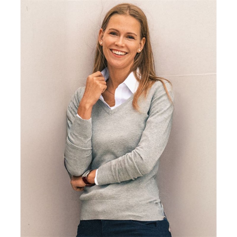 Ženski pulover z V izrezom James Harvest Ashland V-neck Women