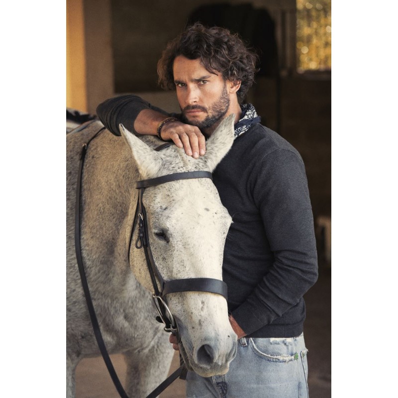 Moški pulover z V izrezom James Harvest Ashland V-neck