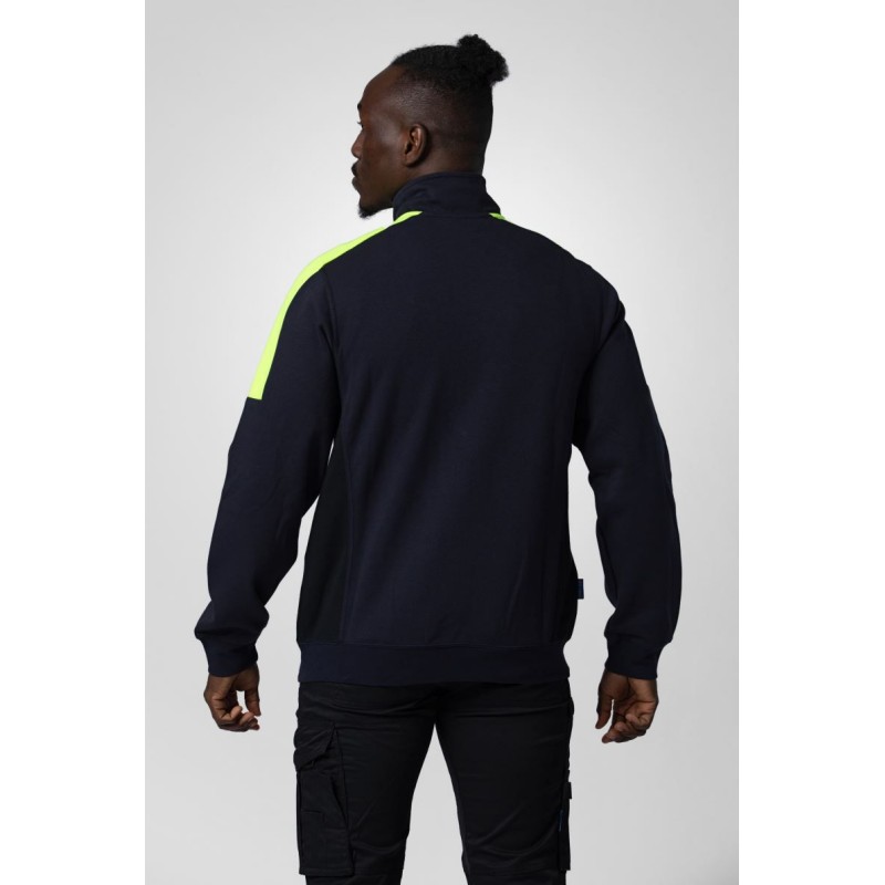 Unisex delovni pulover s 1/4 zadrgo PROJOB 2128