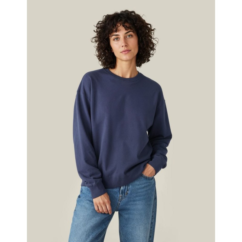 Unisex organic oversized pulover Untagged Movement OCS RCS Loose Crewneck