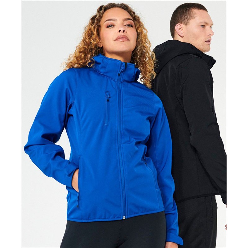 Ženska 3 slojna softshell jakna s kapuco Clique Classics Softshell Hoody W