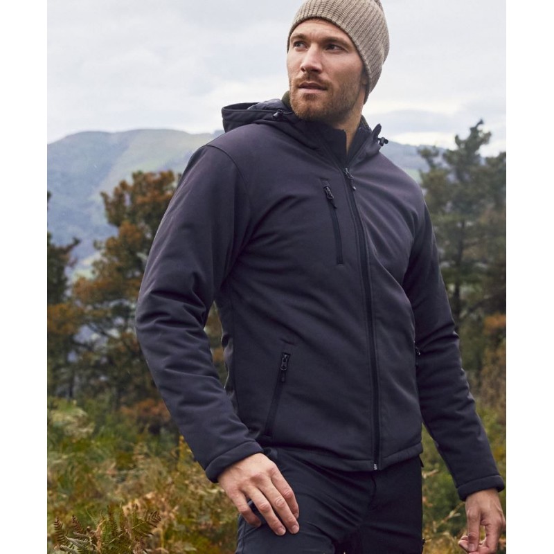 Moška softshell jakna Clique Padded Hooded Softshell Men