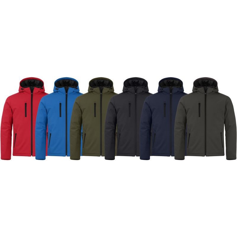 Moška softshell jakna Clique Padded Hooded Softshell Men