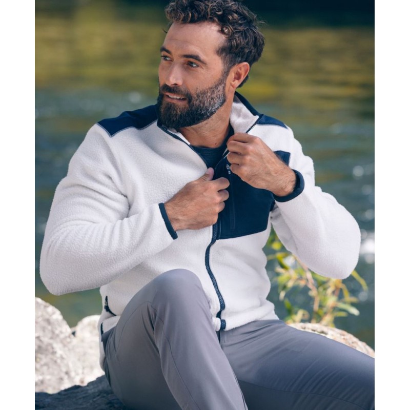 Moška flis jakna Cutter&Buck Cascade Sherpa Men
