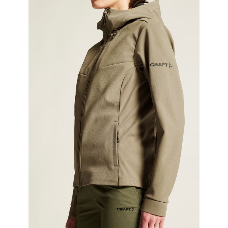 Ženska softshell jakna s kapuco Craft ADV Explore 2.0 Softshell