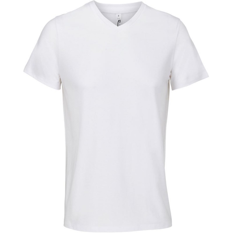 Moška bombažna kratka majica Sol's Regent V-neck