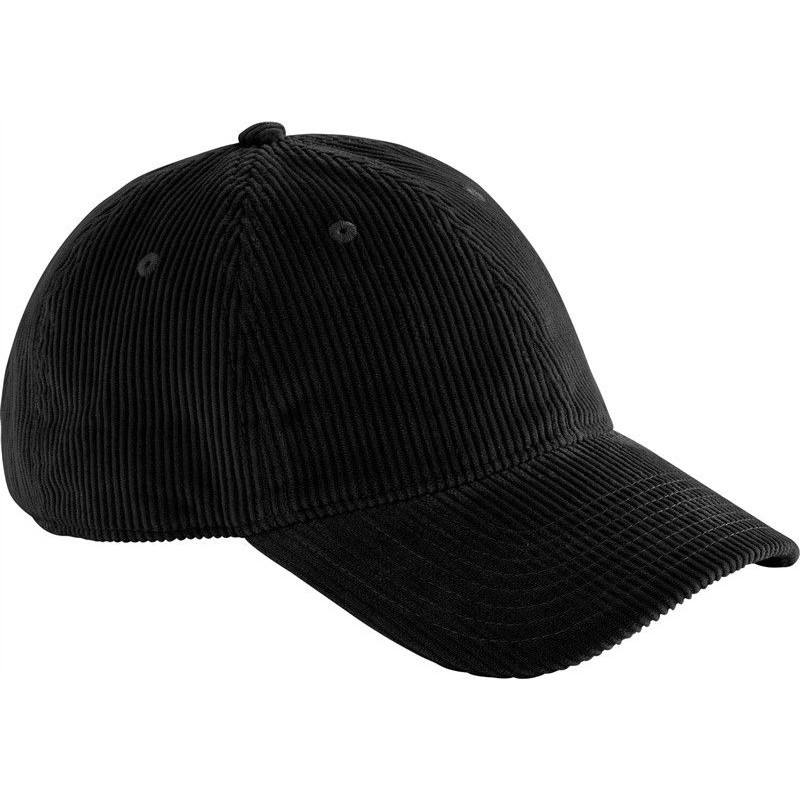 Unisex žametna kapa s šiltom Beechfield B692 Dad Corduroy