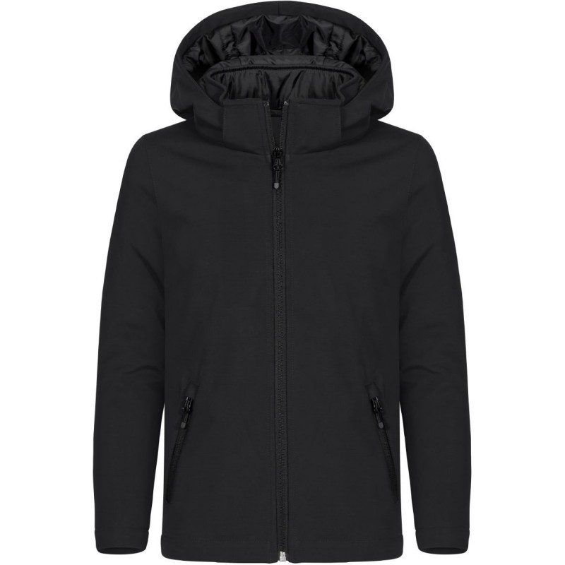 Otroška topla softshell jakna Clique Padded Hooded Softshell Junior