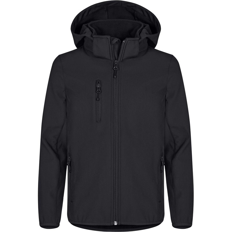 Otroška 3 slojna softshell jakna s kapuco Clique Classic Softshell Jkt Jr