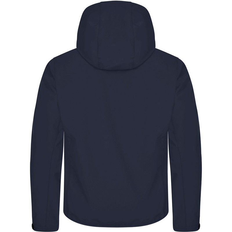 Moška 3 slojna softshell jakna s kapuco Clique Classics Softshell Hoody M
