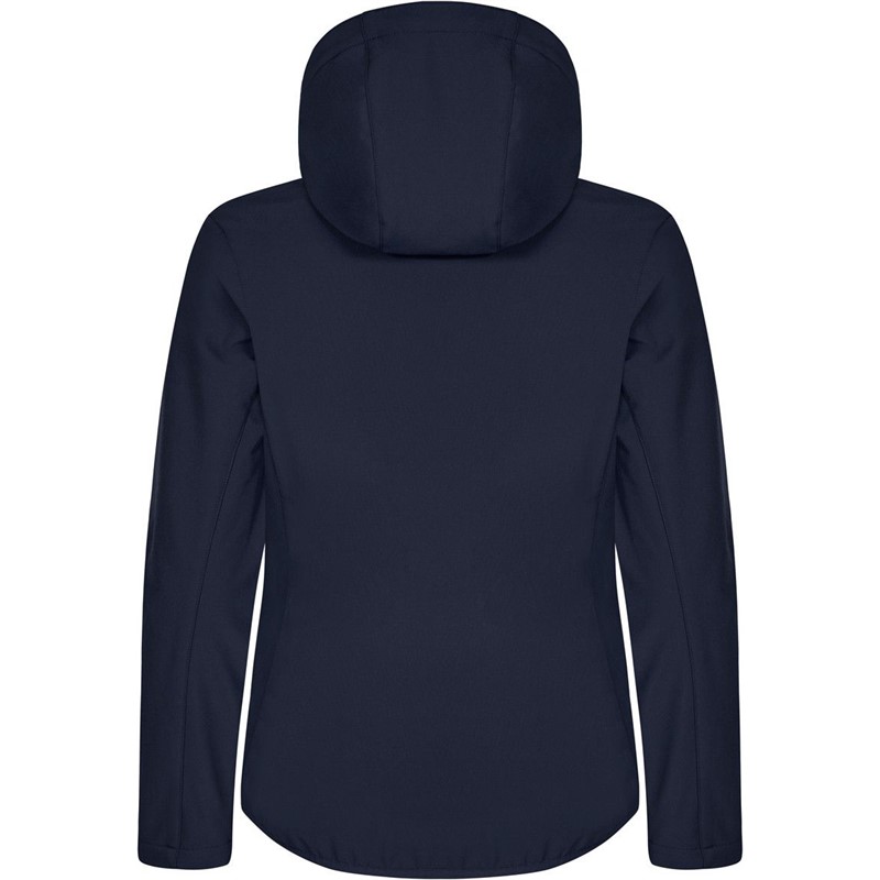 Ženska 3 slojna softshell jakna s kapuco Clique Classics Softshell Hoody W