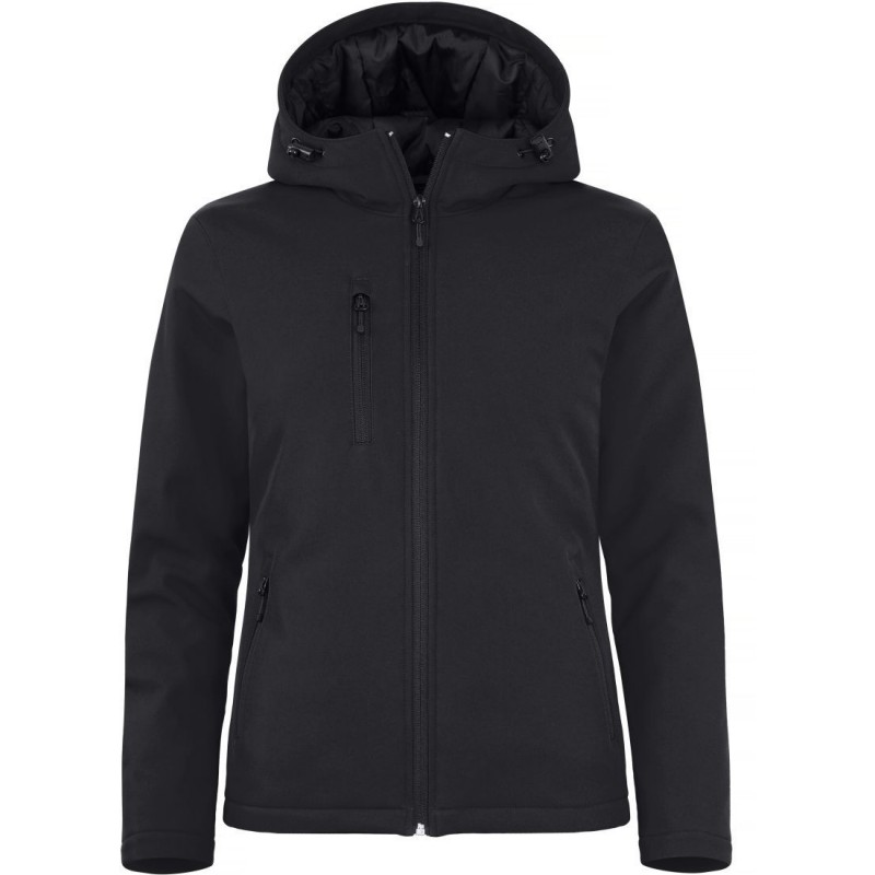 Ženska softshell jakna Clique Padded Hooded Softshell Women