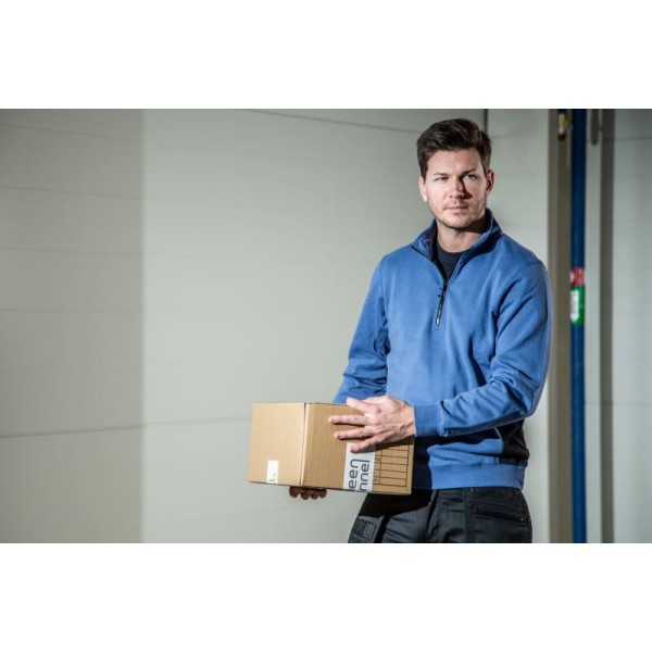 Unisex delovni pulover s 1/4 zadrgo PROJOB 2128