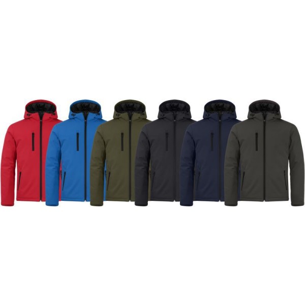 Moška softshell jakna Clique Padded Hooded Softshell Men