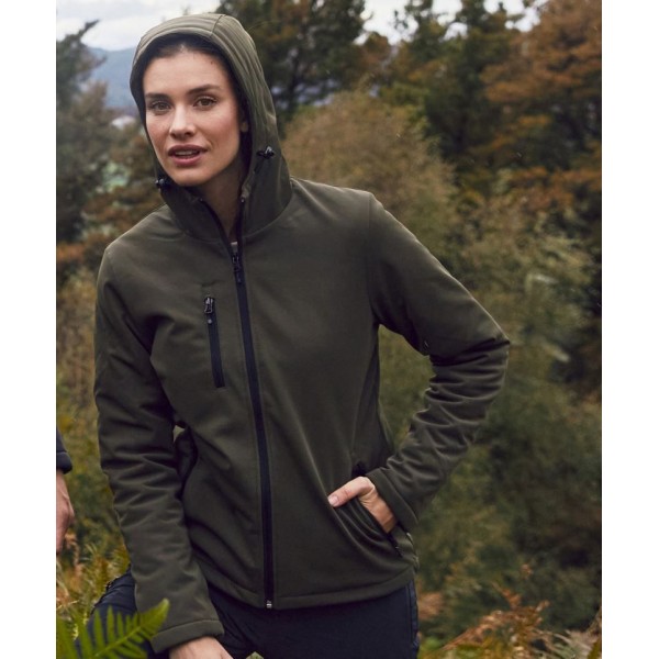 Ženska softshell jakna Clique Padded Hooded Softshell Women