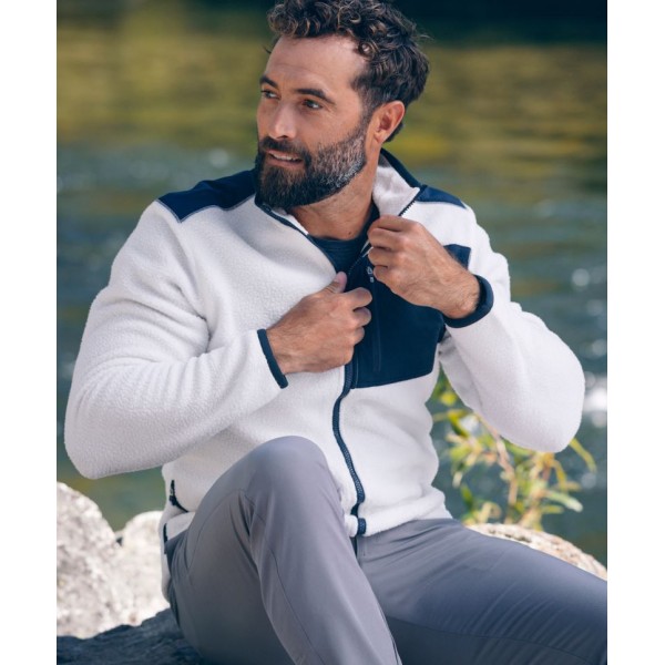 Moška flis jakna Cutter&Buck Cascade Sherpa Men
