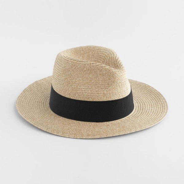 Slamnat klobuk Fedora BEECHFIELD B725