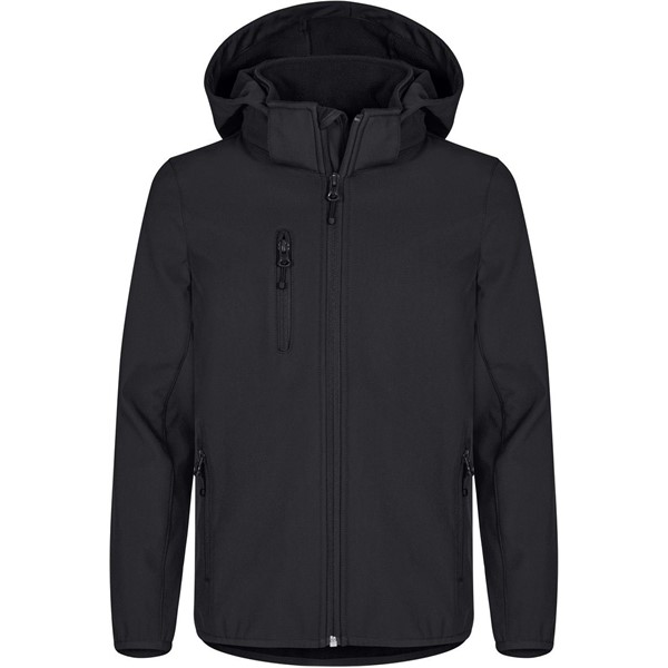 Otroška 3 slojna softshell jakna s kapuco Clique Classic Softshell Jkt Jr