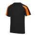Jet black/Electric orange
