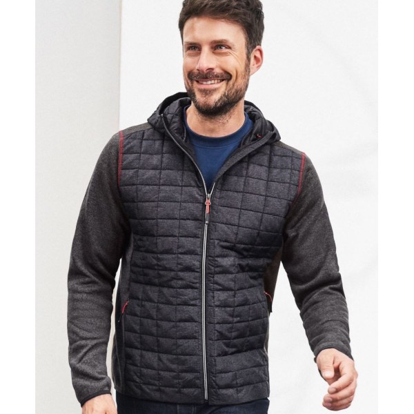 Moška hibridna jakna s kapuco Daiber JN772