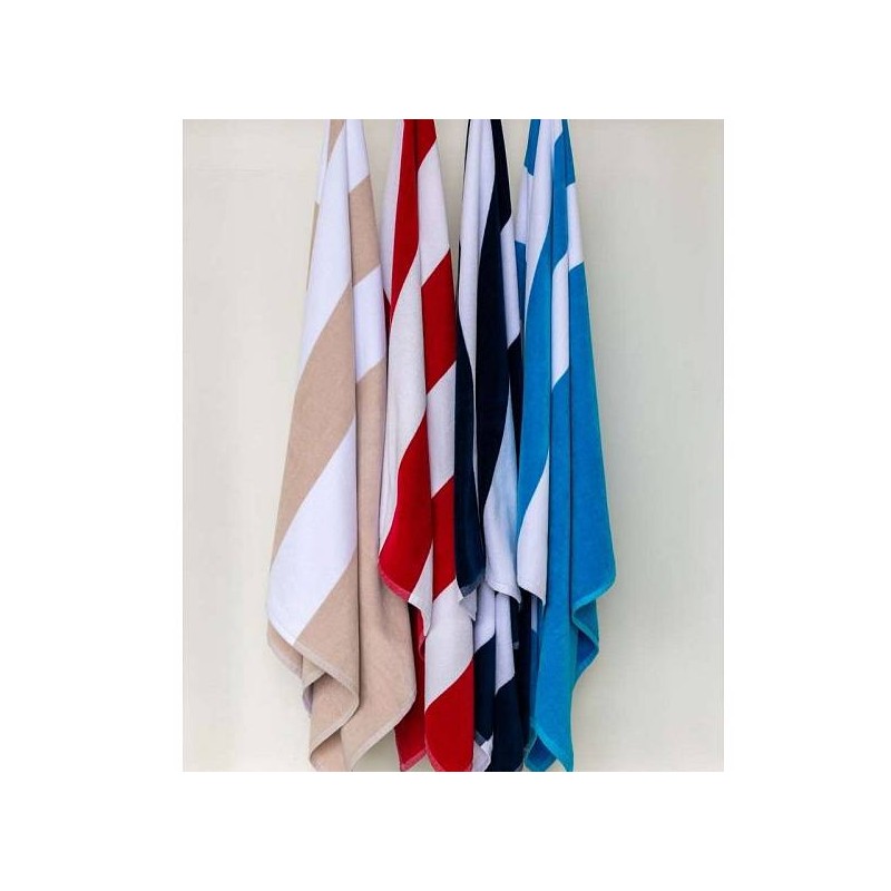 črtasta brisača za bazen