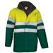 Neon Yellow/Bottle Green