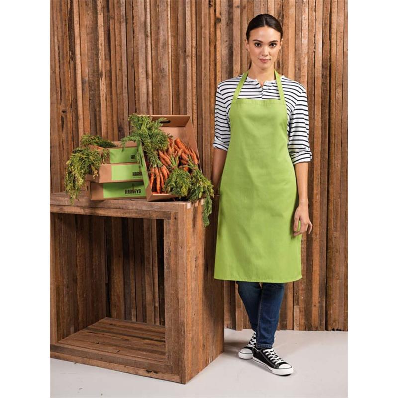 PR102 100 COTTON BIB APRON